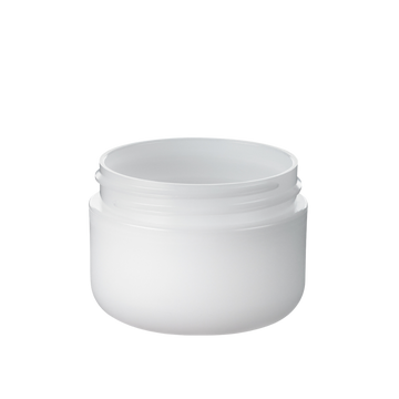 1 oz White Double Wall Jar with Lid 53-400 12 Pack