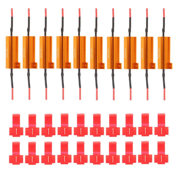 10-Piece: 50W 6Ohm Load Resistor