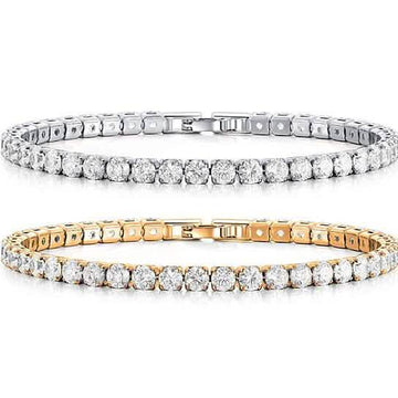 10.00 CTTW Round Cut Tennis Bracelet