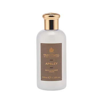 Truefitt & Hill Apsley Bath and Shower Travel Collection Cream 3.38 oz