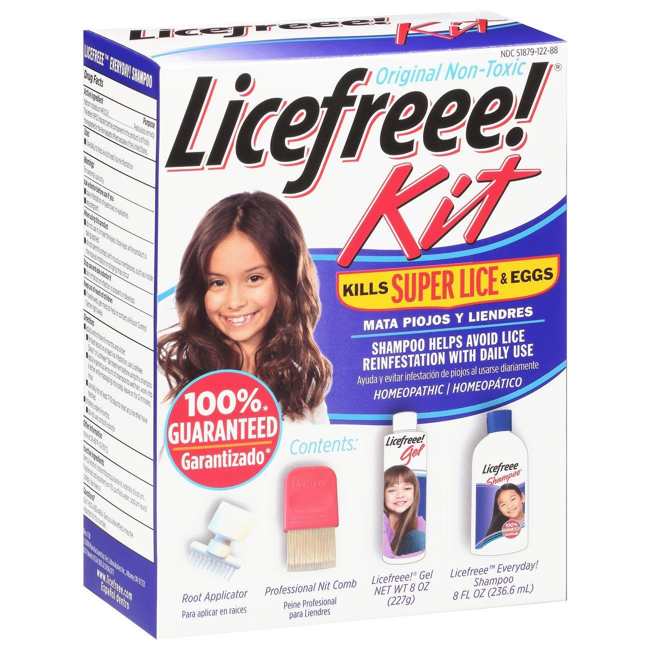 Licefreee! Ultimate Lice Treatment Kit - Non-Toxic Gel and Daily Maintenance Shampoo