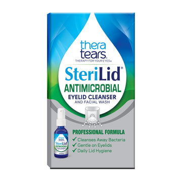 Thera Tears SteriLid Antimicrobial Eyelid Cleanser And Facial Wash Spray - 2 Fl Oz