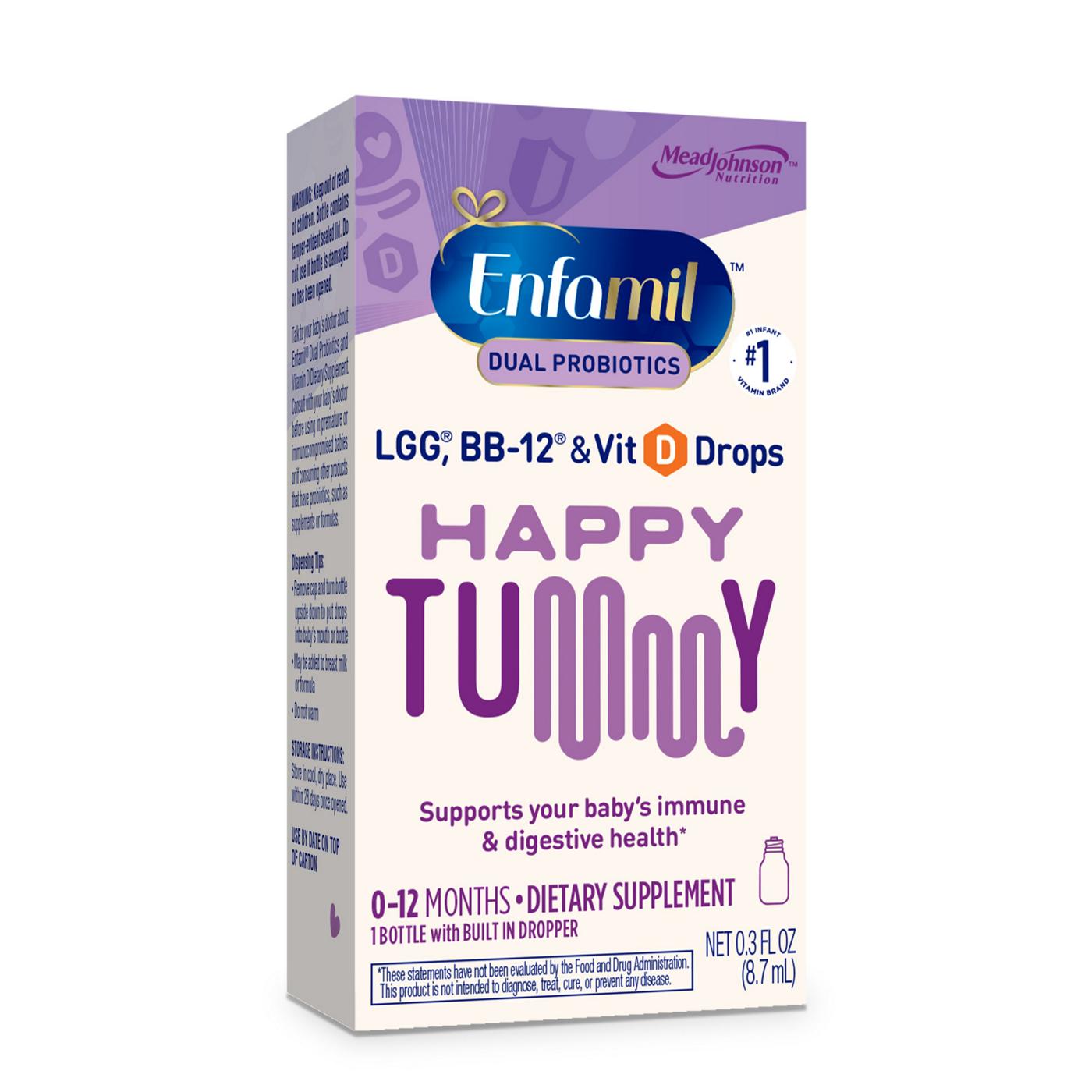 Enfamil Dual Probiotic Infant Daily Drops - 0.3 Fl Oz