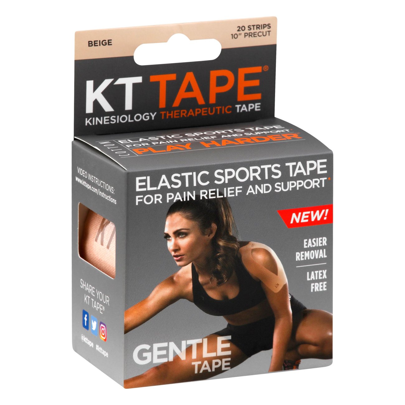 Kt Tape Therapeutic Tape 20 Ct