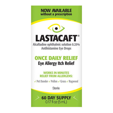 Lastacaft  Eye Allergy Itch Relief  0.17 Fl Oz