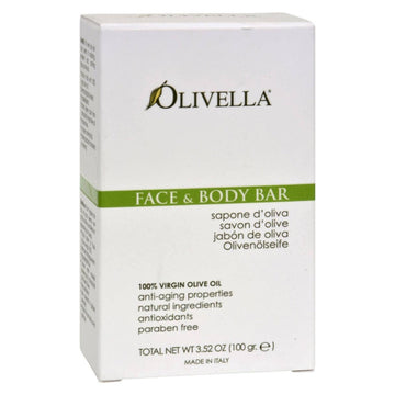 Olivella Face Body Bar Soap Scented, 3.52 Oz