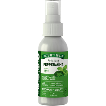 Nature's Truth Essential Oil Topical Mist, Aromatherapy, Peppermint 2.4 Fl Oz