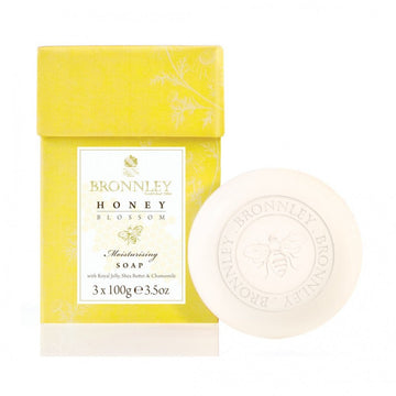 Honey Blossom Box Of 3 Soaps By Bronnley (100gea Soap Box)