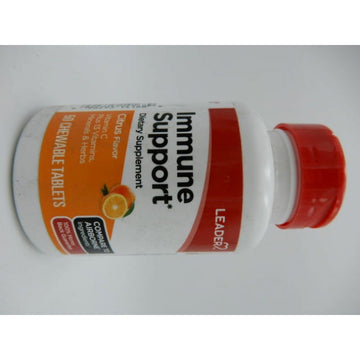 Leader Immune Support Chewable Tablets Citrus  50 Ct
