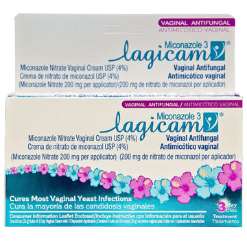 Lagicam Vaginal Antifungal, Miconazole 3, 200 Mg