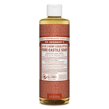 Dr. Bronner's Pure Castile Liquid Soap Hemp Eucalyptus -- 16 Fl Oz
