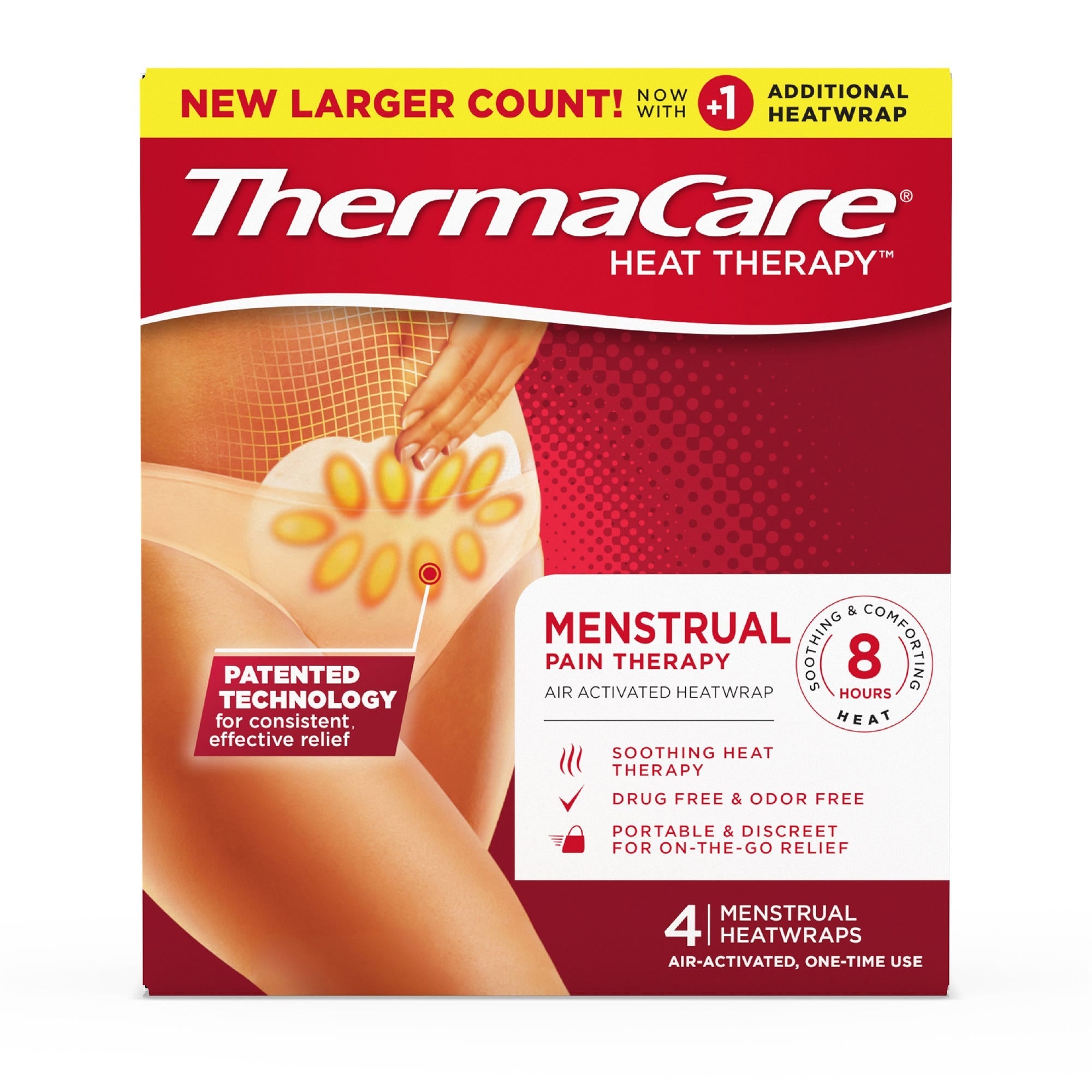 ThermaCare Heatwraps, Menstrual, Pain Therapy