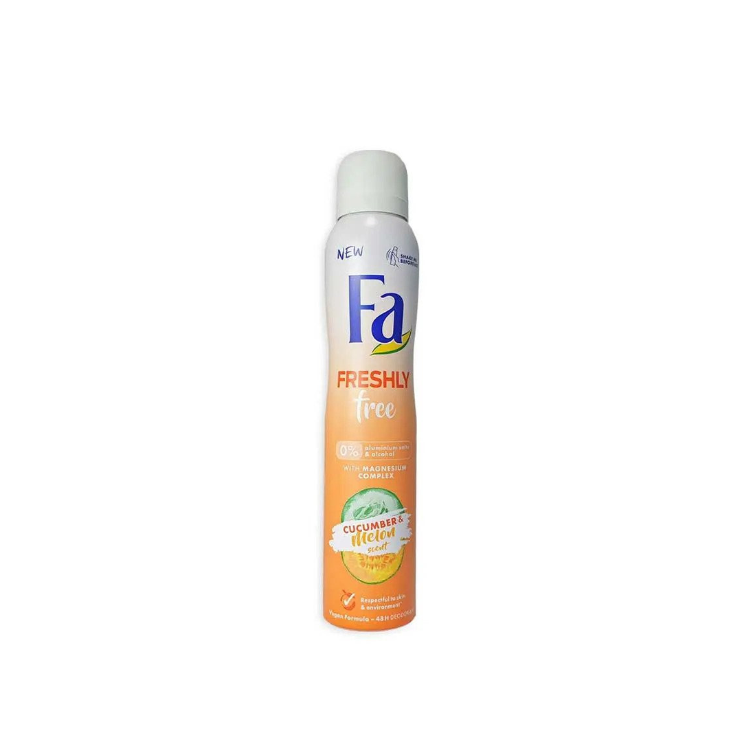 Fa Freshly Free Cucumber Melon Body Spray 200ml
