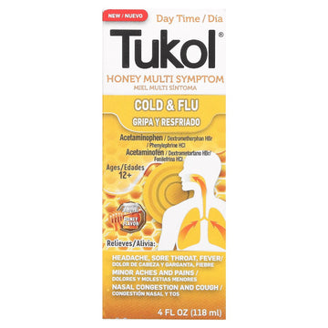 Tukol Day Time Multi Symptom Honey Cold & Flu 4 Oz Box