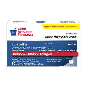 GNP Loratadine 10mg Orally Disintegrating Tablets (30 Count)