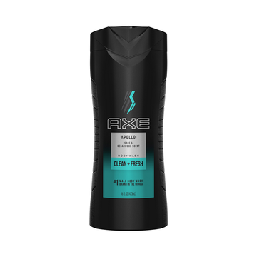 AXE Body Wash, Apollo, Sage & Cedarwood, 12H Refreshing Scent 16 Fl Oz