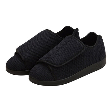 Silverts Slippers - Black, Size 13 / 2X-Wide