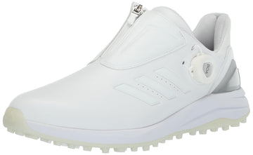 adidas Womens Solarmotion Spikeless BOA Lightstrike 24 Golf Shoes Footwear White/Silver Metallic 6.5
