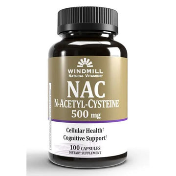 Windmill Vitamins® NAC - 500mg (100 Capsules)