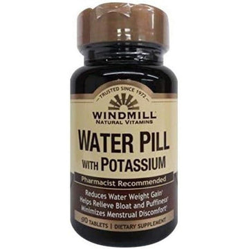 Windmill Health Water Pill With Potassium Tablets
