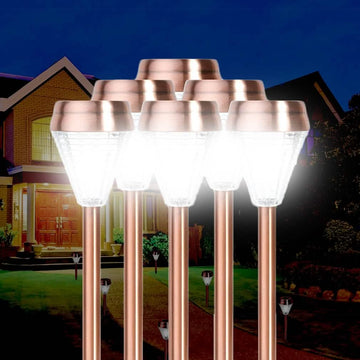 6-Pack: EcoThink Outdoor Solar LED Pathway Light