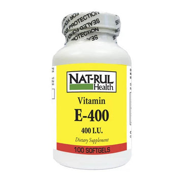 Natrul Health Nat Rul Vitamin E 400 IU Supplement Softgels