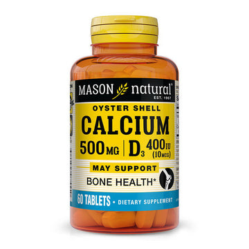 Mason Natural Bone Health Oyster Shell Calcium  60 Tablets