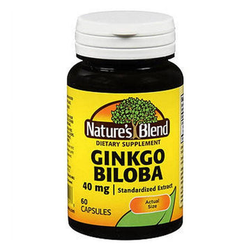 Nature's Blend Ginkgo Biloba Extract – 40 mg (60 Capsules)