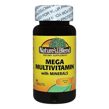 Nature's Blend® Mega Multivitamin – With Minerals – 60 Tablets