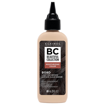 Clairol Professional Beautiful Collection B08D Light Ash Brown 3 Oz