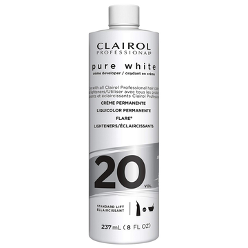Clairol Professional Pure White Creme Developer 20 Volume 8 Oz