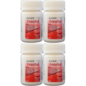 Major FeroSul Ferrous Sulfate 325mg, 100 Tablets