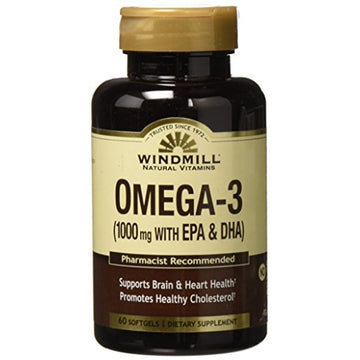 Windmill Natural Omega III Epadha Softgels 60Ct