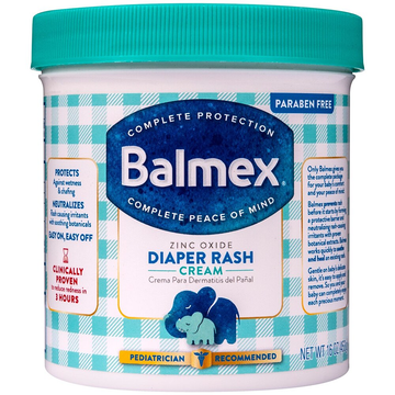 Balmex Complete Zinc Oxide Protection Diaper Rash Cream - 16 Oz
