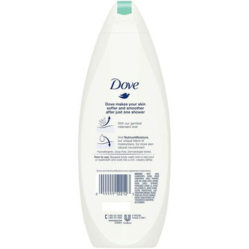 Dove Sensitive Skin Body Wash - 12 oz - Hypoallergenic & Fragrance-Free