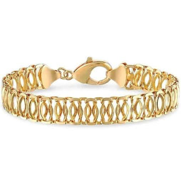 18K Gold Chunky Chain Anklet 10"