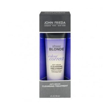 John Frieda Pura Rubia Corregir El Color De Anti-Latón Tratamiento De 4 Oz (Pack De 4)