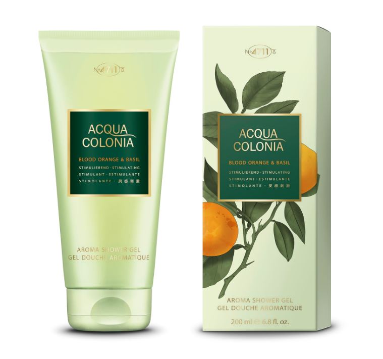 4711 Acqua Colonia Blood Orange and Basil by Muelhens for Unisex - 6.8 oz Shower Gel