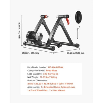 Uimoso Magnetic Bike Trainer Stand for Indoor Cycling,Fits 26-29in & 700C Wheels