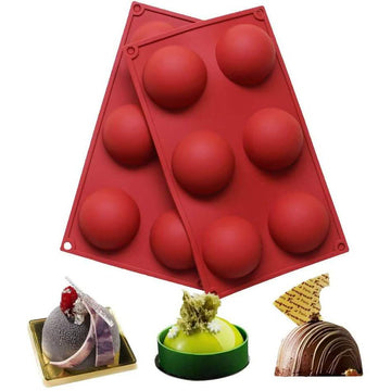 2-Pack: Baker Depot 6-Hole Silicone Mold