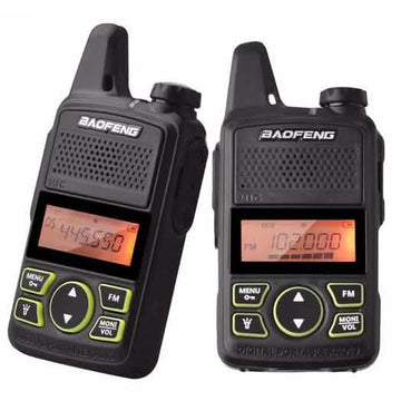 2-Pack: Baofeng T1 Walkie Talkie