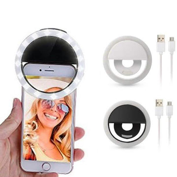 2-Pack: Mobile Ring Light Portable Selfie LED Light Ring Camera Flash