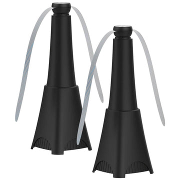 2-Pack: Portable Reflective Fly Repellent Fan Rechargeable Battery Powered