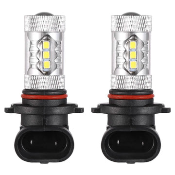 2-Piece: 980LM 80W 9006 HB4 LED Fog DRL Light Bulb