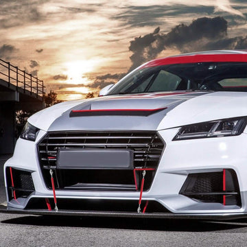 2-Piece: Front Bumper Lip Splitter Rod