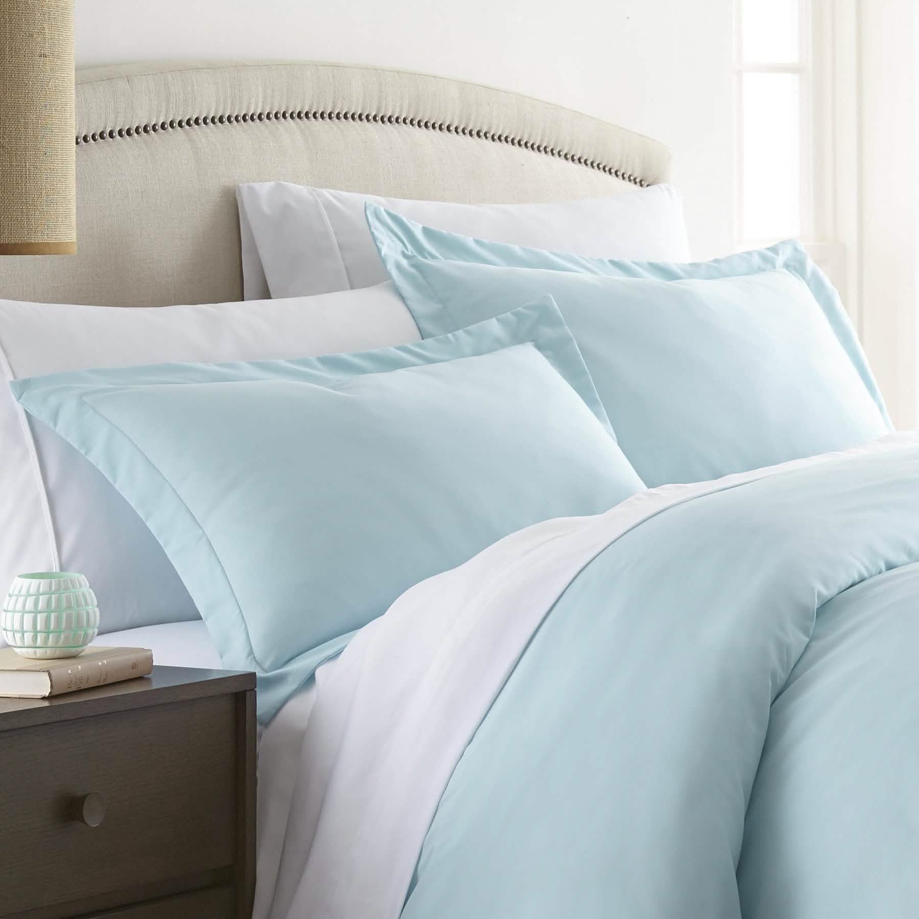 2-Piece: Solid Pillow Sham Set