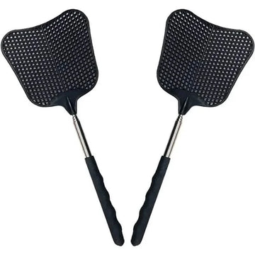 2-Pieces: Heavy Duty Telescopic Fly Swatter Set