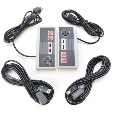 2-Pieces: NES Classic Mini Edition Controller with 6ft Extend Link Extension Cable