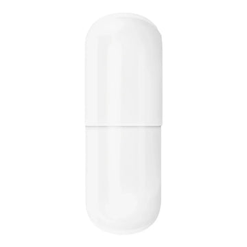 Size #0 Hard Gelatin Capsules, White/White (10,000 Count Bulk)