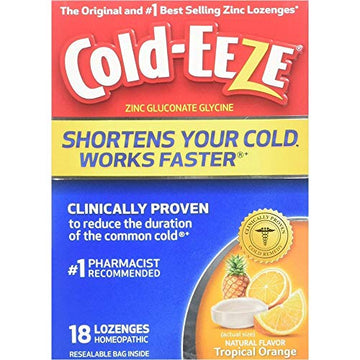 Cold Eeze Remedy, Lozenges, Tropical Orange Flavor